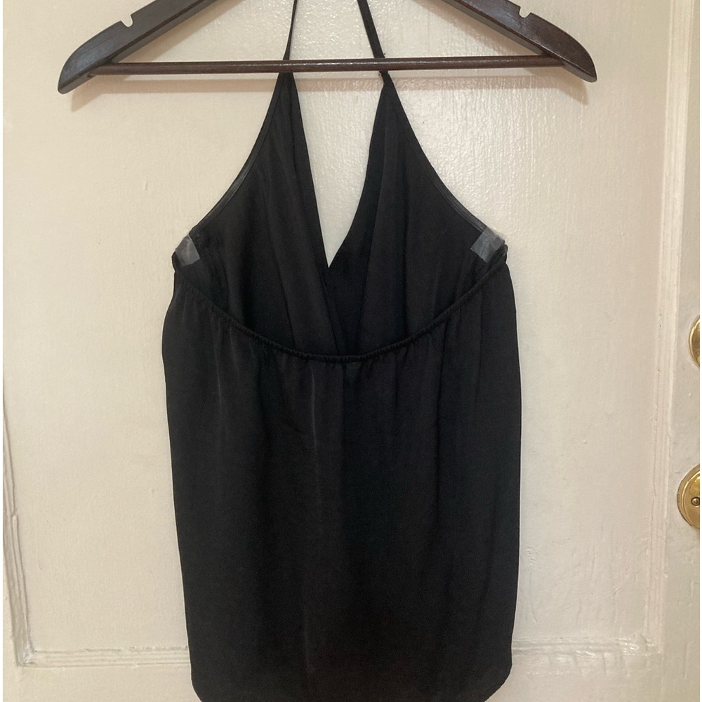 Black halter camisole